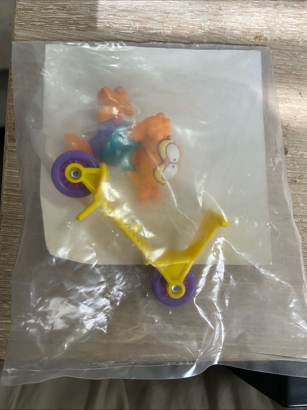 Mcdonald's Canada Happy Meal 1989 Garfield on Scotter Figure New